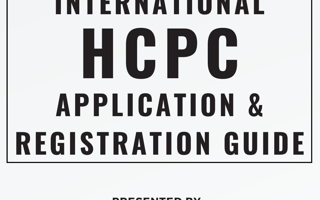 International HCPC Application & Registration Guide by Hayley Whitehorn